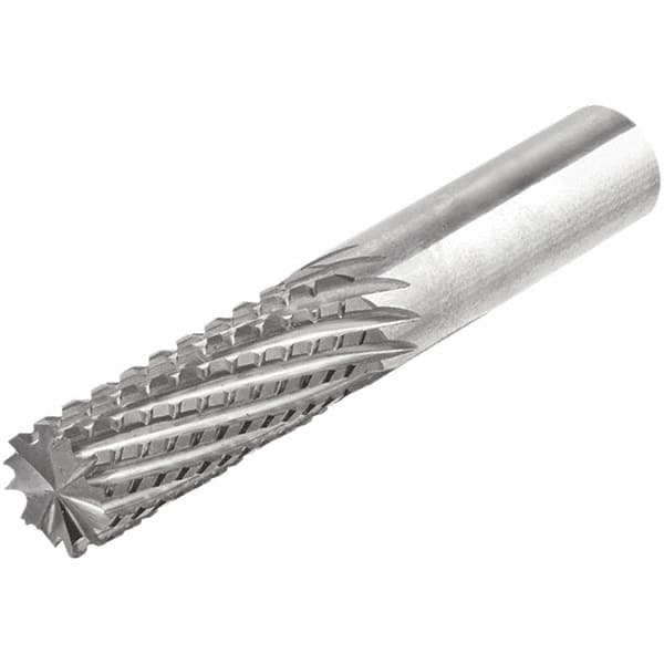 Iscar - 3/8" Diam, 1" LOC, End Mill End, Solid Carbide Diamond Pattern Router Bit - Right Hand Cut, 3" OAL, 3/8" Shank Diam, Use on Composite - Benchmark Tooling