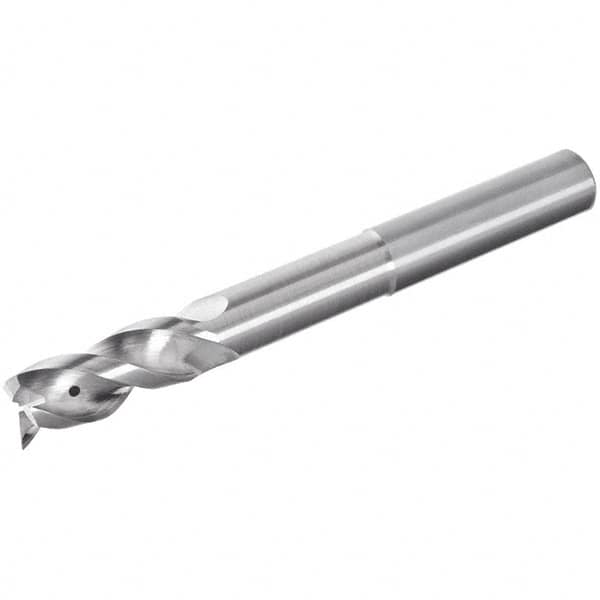 Iscar - 6mm, 3 Flute, Single End, Solid Carbide, 0.2mm Corner Radius End Mill - 57mm OAL, Right Hand Flute, 12mm LOC, Right Hand Cut, 18mm Extended Reach - Benchmark Tooling