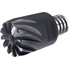 Iscar - MM ET CF Grade IC908 Carbide End Milling Tip Insert - TiAlN Finish, 12 Flutes, 15mm Cutting Diam, 3.5mm Depth of Cut, 20.5mm Extension, 0.039" Cnr Rad - Benchmark Tooling