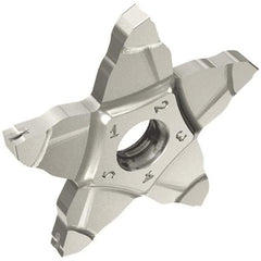 Iscar - PENTA34N270 J IC908 Grade, 0.106" Cutting Width, Carbide Cutoff Insert - Neutral Lead Angle, 0.004" Cnr Rad, TiAlN Coated, Other End - Benchmark Tooling