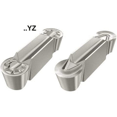 Iscar - 8040FSPA Grade ID5, 8mm Cutting Width Polycrystalline Diamond (PCD) Grooving Insert - 3.99mm Max Depth of Cut, Neutral, 3.99mm Corner Radius - Benchmark Tooling