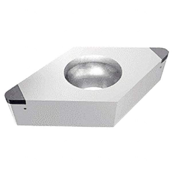 Iscar - DCGW3-1 M2 Grade IB05S PCBN Turning Insert - Uncoated, 55° Diamond, 3/8" Inscr Circle, 5/32" Thick, 1/64" Corner Radius - Benchmark Tooling