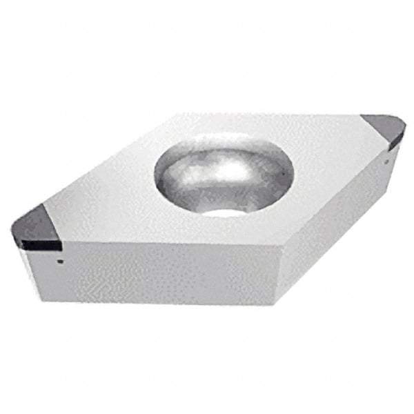 Iscar - DCMW3-2 M2 Grade IB10H CBN Turning Insert - Uncoated, 55° Diamond, 3/8" Inscr Circle, 5/32" Thick, 1/32" Corner Radius - Benchmark Tooling