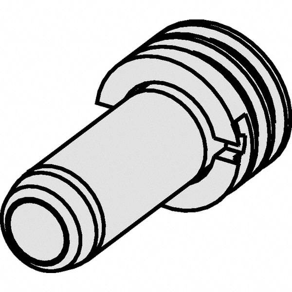 Kennametal - Rotary Tool Holder Coolant Supply Unit Assembly - Use with HSK Shank Tool, Compatible with HSK63A, HSK80F Taper Size - Exact Industrial Supply