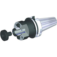 Kennametal - BT50 Taper Shank 32mm Pilot Diam Shell Mill Holder - 45mm Flange to Nose End Projection, 78mm Nose Diam, M16x2.0 Lock Screw, Through-Spindle & DIN Flange Coolant - Exact Industrial Supply