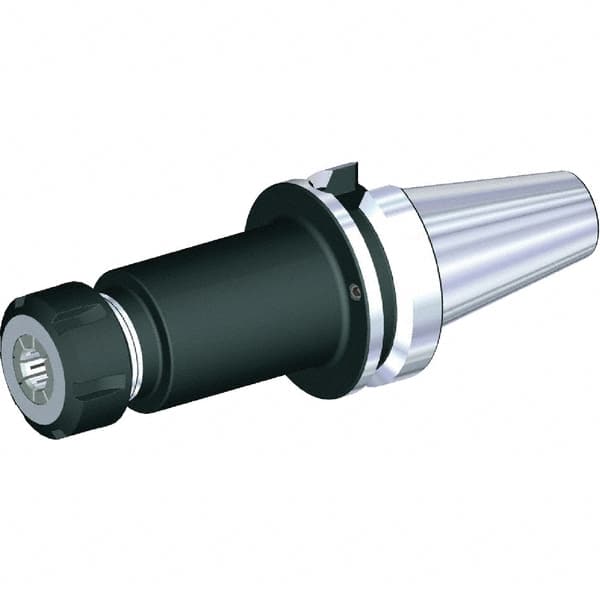 Kennametal - 3mm to 26mm Capacity, 80mm Projection, BTKV50 Taper Shank, ER40 Collet Chuck - Through-Spindle & DIN Flange Coolant - Exact Industrial Supply