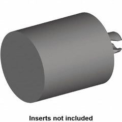 Kennametal - Modular Connection, 115mm Diameter, Tool Holder Blank - 150mm Projection Gage Line to Nose End - Exact Industrial Supply