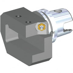 Kennametal - Left Hand Cut, Size KM63XMZ, Modular Turning & Profiling Cutting Unit Head - 60.65mm Head Length, Through Coolant - Benchmark Tooling