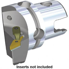 Kennametal - Right Hand Cut, Size KM50, VN.. Insert Compatiblity, Modular Turning & Profiling Cutting Unit Head - 35mm Ctr to Cutting Edge, 50mm Head Length, Through Coolant, Series M-Clamping - Benchmark Tooling