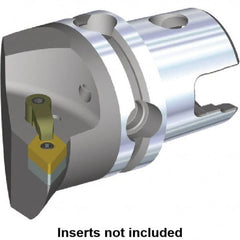 Kennametal - Right Hand Cut, Size KM80, DN.. Insert Compatiblity, Internal or External Modular Turning & Profiling Cutting Unit Head - 53mm Ctr to Cutting Edge, 70mm Head Length, Through Coolant, Series M-Clamping - Benchmark Tooling