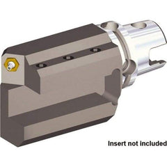 Kennametal - Left Hand Cut, Size KM80TS, Modular Turning & Profiling Cutting Unit Head - 150mm Head Length, Through Coolant - Benchmark Tooling