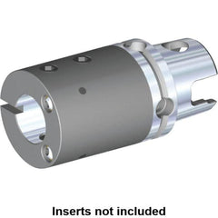 Kennametal - 1" Bore Diam, 1.97" Body Diam x 2.756" Body Length, Boring Bar Holder & Adapter - 0.1875" Screw Thread Lock, 2.2" Bore Depth, Internal & External Coolant - Exact Industrial Supply