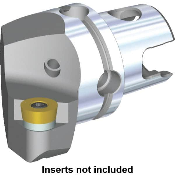 Kennametal - Left Hand Cut, Size KM50, RC.. Insert Compatiblity, Modular Turning & Profiling Cutting Unit Head - 35mm Ctr to Cutting Edge, 50mm Head Length, Through Coolant, Series S-Clamping - Benchmark Tooling