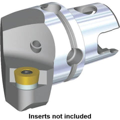 Kennametal - Left Hand Cut, Size KM40, RC.. Insert Compatiblity, Modular Turning & Profiling Cutting Unit Head - 27mm Ctr to Cutting Edge, 40mm Head Length, Through Coolant, Series S-Clamping - Benchmark Tooling