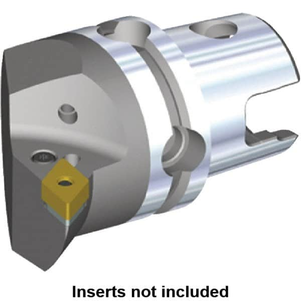 Kennametal - Right Hand Cut, Size KM50, DN.. Insert Compatiblity, Internal or External Modular Turning & Profiling Cutting Unit Head - 35mm Ctr to Cutting Edge, 50mm Head Length, Through Coolant, Series Kenlever - Benchmark Tooling