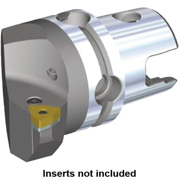 Kennametal - Right Hand Cut, Size KM40, WN.. Insert Compatiblity, Internal or External Modular Turning & Profiling Cutting Unit Head - 27mm Ctr to Cutting Edge, 40mm Head Length, Through Coolant, Series Kenlever - Benchmark Tooling