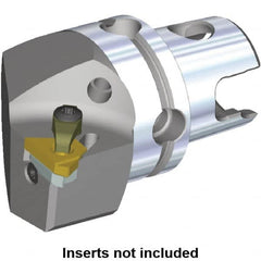 Kennametal - Insert Style LT 16ER, 50mm Head Length, Left Hand Cut, External Modular Threading Cutting Unit Head - System Size KM50TS, 35mm Center to Cutting Edge, Series LT Threading - Benchmark Tooling