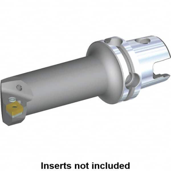 Kennametal - Left Hand Cut, 32mm Min Bore Diam, Size KM40 Modular Boring Cutting Unit Head - 3.0315" Max Bore Depth, Through Coolant, Compatible with CN.. - Benchmark Tooling