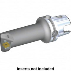 Kennametal - Right Hand Cut, 32mm Min Bore Diam, Size KM40 Modular Boring Cutting Unit Head - 2.9528" Max Bore Depth, Through Coolant, Compatible with CN.. - Benchmark Tooling