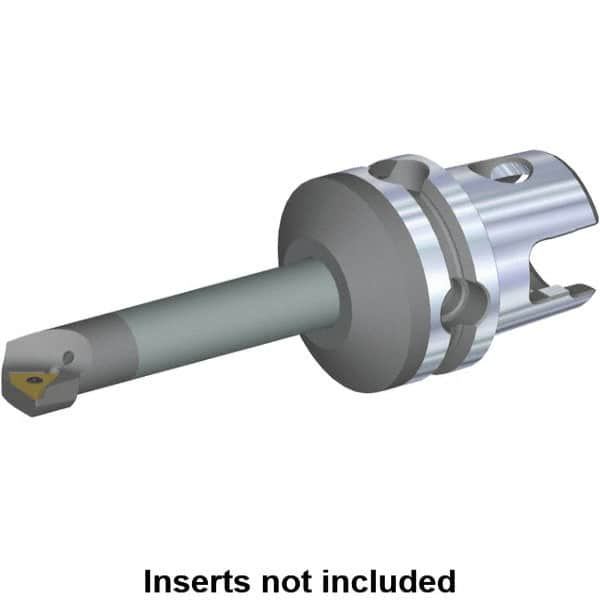 Kennametal - Right Hand Cut, 20mm Min Bore Diam, Size KM50 Carbide Modular Boring Cutting Unit Head - 3.1496" Max Bore Depth, Through Coolant, Compatible with TP.. - Benchmark Tooling