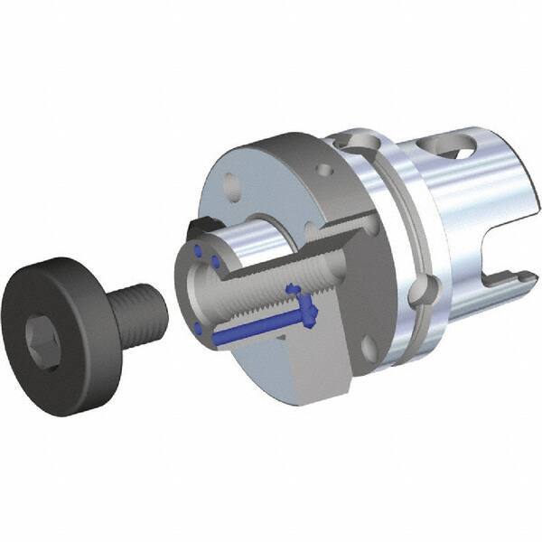 Kennametal - KM80ATC Modular Connection 32mm Pilot Diam Shell Mill Holder - 40mm Flange to Nose End Projection, 78mm Nose Diam, M16x2.0 Lock Screw, Through-Spindle Coolant - Exact Industrial Supply