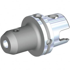 Kennametal - KM80ATC Modular Connection 40mm Hole End Mill Holder/Adapter - 90mm Nose Diam, 115mm Projection, Through-Spindle Coolant - Exact Industrial Supply