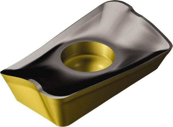 Sandvik Coromant - R3901704 PM Grade 4340 Carbide Milling Insert - TiCN/Al2O3/TiN Coated, 3/16" Thick - Benchmark Tooling