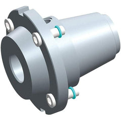 Exsys-Eppinger - PRECI-FLEX Straight Shank with Weldon Flat 3/4" Hole End Mill Holder/Adapter - 3/4" Nose Diam, 19mm Projection, Through Coolant - Exact Industrial Supply