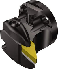 Sandvik Coromant - Left Hand Cut, Size 40, VBMT 160408 Insert Compatiblity, Internal or External Modular Turning & Profiling Cutting Unit Head - 30mm Ctr to Cutting Edge, 36mm Head Length, Through Coolant, Series T-Max P - Benchmark Tooling