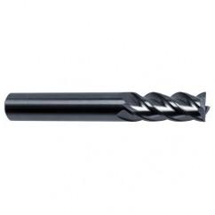 3/16" Dia. - 2" OAL - 4 FL Variable Helix Bright Carbide End Mill - Benchmark Tooling