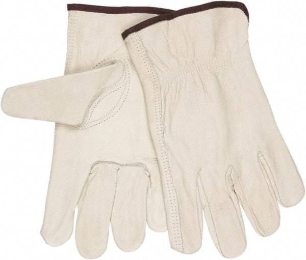 MCR Safety - Size 3XL General Protection Work Gloves - For Work & Driver, Uncoated, Natural, Paired - Benchmark Tooling