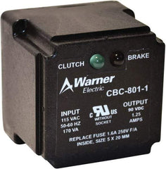 Warner Electric - Octal Socket Clutch Power Supply - For Use with Any 90V Clutch or Brake - Benchmark Tooling