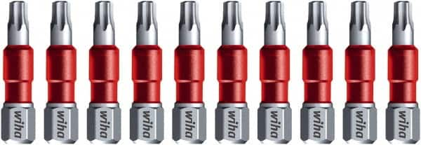 Wiha - T30 Torx Bit - 1/4" Hex Drive, 1-9/64" OAL - Benchmark Tooling