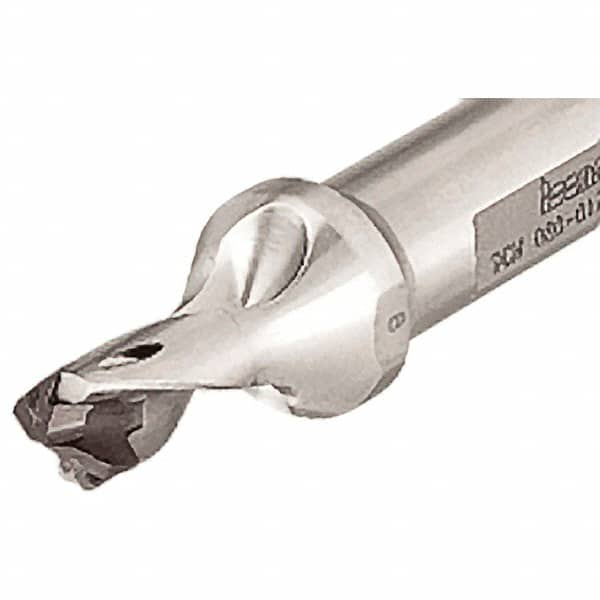 Iscar - 0.236" to 1/4" Diam, 1.5xD, 0.35" Max Depth, 1/2" Shank Diam, 2.76" OAL, Replaceable-Tip Drill - FCP, ICK, ICK-2M, ICM, ICN, ICP, iCP-2M Insert, 6 Seat Size, 91105189 Toolholder, Series SumoCham - Benchmark Tooling