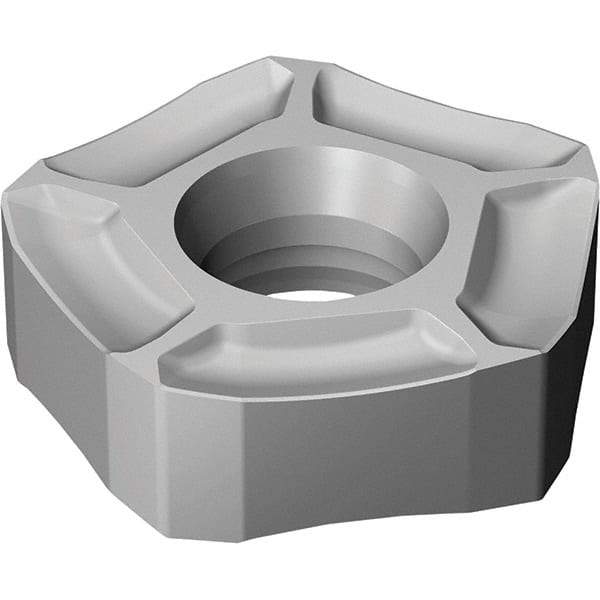 Sandvik Coromant - 357R2408 PM Grade 1130 Carbide Milling Insert - AlTiCrN Finish, 7.94mm Thick, 24.4mm Inscribed Circle, 1mm Corner Radius - Benchmark Tooling