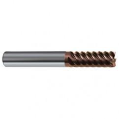 1/2" Dia. - 3" OAL - 45° Helix Nano-SI Carbide End Mill - 6 FL - Benchmark Tooling