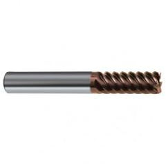 5/8" Dia. - 3-1/2" OAL - 45° Helix Nano-SI Carbide End Mill - 6 FL - Benchmark Tooling