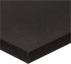 Value Collection - 1/8" Thick x 2" Wide x 96" Long, Adhesive Backed Silicone Foam Rubber Strip - Stock Length, 100 psi Tensile Strength, -100 to 500°F, Black - Benchmark Tooling