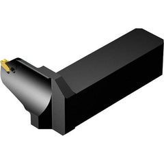 Sandvik Coromant - Left Hand, 25mm Max Depth of Cut, Indexable Grooving Tool Holder - 25mm Shank Height, 25mm Shank Width, Through Coolant - Benchmark Tooling