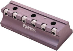 Raptor Workholding - 1-1/2" Jaw Width, 12" High x 17" Long x 7" Wide Dovetail Vise - For Use with 4 & 5 Axis Workholding Systems - Benchmark Tooling