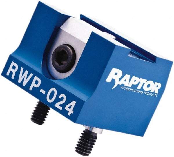 Raptor Workholding - 3/4" Jaw Width, 1-1/2" High x 2" Long x 2" Wide Vise Clamp - For Use with 4 & 5 Axis Workholding Systems - Benchmark Tooling