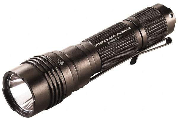 Streamlight - White LED Bulb, 1,000 Lumens, Industrial/Tactical Flashlight - Black Aluminum Body, 2 CR123A Lithium Batteries Included - Benchmark Tooling