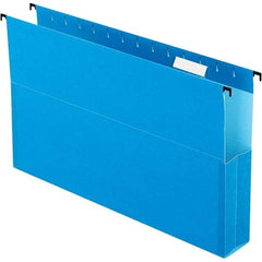 Pendaflex - 8-1/2 x 14", Legal, Blue, Hanging File Folder - 1/5 Tab Cut Location - Benchmark Tooling