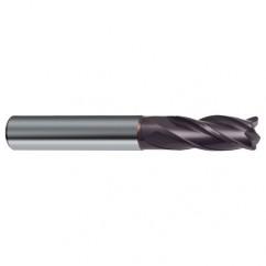 3/8 Dia. x 2-1/2 Overall Length 4-Flute Square End Solid Carbide SE End Mill-Round Shank-Center Cut-Firex - Benchmark Tooling