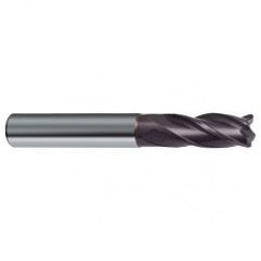 3/8 Dia. x 2-1/2 Overall Length 4-Flute Square End Solid Carbide SE End Mill-Round Shank-Center Cut-Firex - Benchmark Tooling