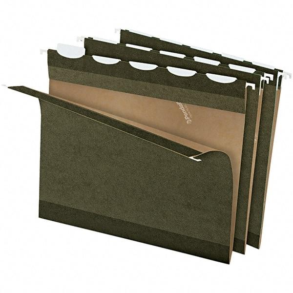 Pendaflex - 8-1/2 x 11", Letter Size, Standard Green, Hanging File Folder - 11 Point Stock, 1/5 Tab Cut Location - Benchmark Tooling