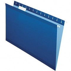 Pendaflex - 8-1/2 x 14", Legal, Navy, Hanging File Folder - 11 Point Stock, 1/5 Tab Cut Location - Benchmark Tooling