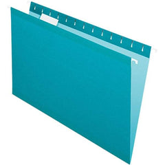 Pendaflex - 8-1/2 x 14", Legal, Teal, Hanging File Folder - 11 Point Stock, 1/5 Tab Cut Location - Benchmark Tooling