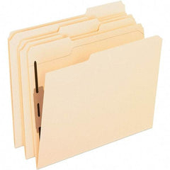 Pendaflex - 8-1/2 x 11", Letter Size, Manila, File Folders with Top Tab - 11 Point Stock, Assorted Tab Cut Location - Benchmark Tooling