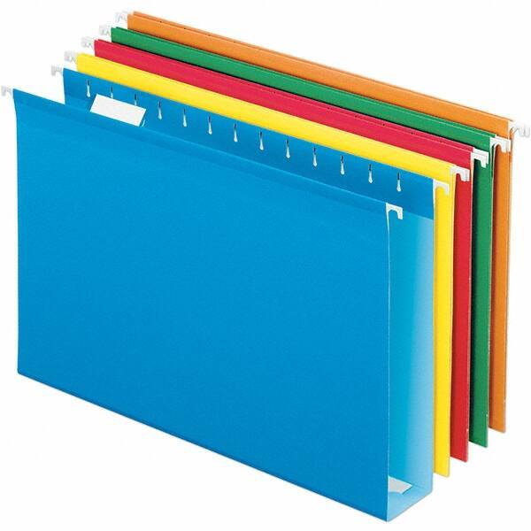 Pendaflex - 8-1/2 x 14", Legal, Assorted Colors, Hanging File Folder - 11 Point Stock, 1/5 Tab Cut Location - Benchmark Tooling